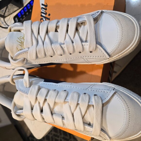 Nike Blazer Low 77 Jumbo FZ6773-100 Sneakers Men's Navy White Lifestyle Shoes 10 - Picture 4 of 13